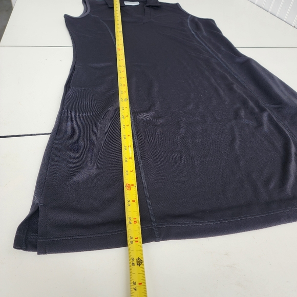 NWT $68 PGA Tour Airflux Golf Dress Black Athletic V-Neck Collared UPF 50 Sz M - Picture 12 of 16